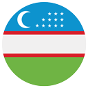 Current language is Uzbek